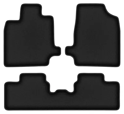 Productafbeelding van Velours automatten voor Leapmotor T03 vanaf 2023 (hatchback) – 3-delig, zwart, op maat – Wielganizator DURBAN