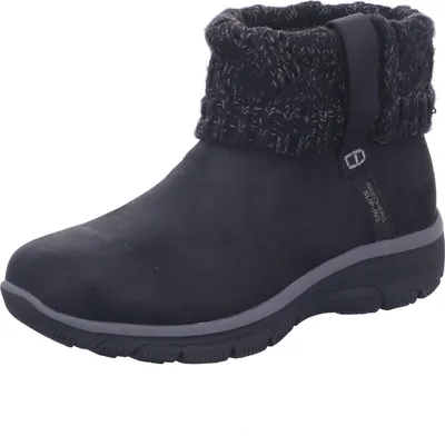 Produktbild von Skechers Slip-Ins Relaxed Fit  Enkellaarsjes Plat - Zwart - Maat 37
