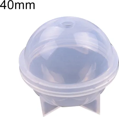 Produktbild von 20/30/40/50/60mm Silikon Ball Maker Form Runde Kugel Form DIY Handwerk Ornament-40mm
