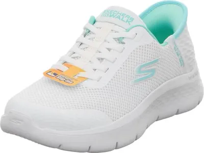 Obrázok produktu pre Skechers Sneakers 124836-WMNT in White Textile/Mint Trim color size 38