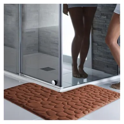 Immagine prodotto di Set di tappetini antiscivolo a forma di L per il bagno