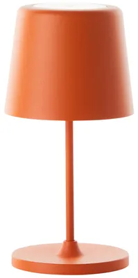 Produktbild von BRILLIANT Portable LED Außen Tischlampe Kaami | Höhe: 37 cm | 2W 310 lm 3000K | dimmbar über Touchdimmer | aufladbar über USB | orange