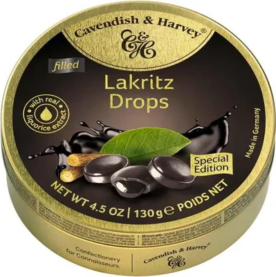 Produktbild von Cavendish & Harvey Filled Lakritz Drops 130g