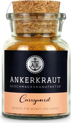 Produktbild von Currywurst, 90g im Korkenglas