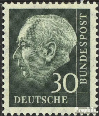 Produktbild von Briefmarken BRD (BR.Deutschland) 1957 Mi 259x postfrisch Bundespräsident Heuss (II)