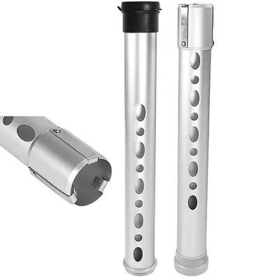 Produktbild von Golfball-Auffanggerät aus Aluminiumlegierung, mit oberem Rohr, Ballgreifer und Sammler, für Männer und Frauen geeignet, fasst bis zu 21 Golfbälle