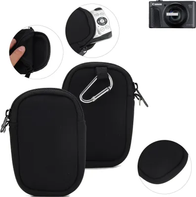 Produktbild von K-S-Trade® Kameratasche kompatibel mit Canon PowerShot SX730 HS Schutz-Hülle Kompaktkamera Tasche Travelbag sleeve case Neopren-Hülle Fototasche