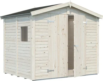 Produktbild von Palmako Gerätehaus Dan 4,5 m² - 16 mm Transparent tauchimprägniert