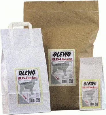 Image de Olewo 1kg flocons de riz pour chiens