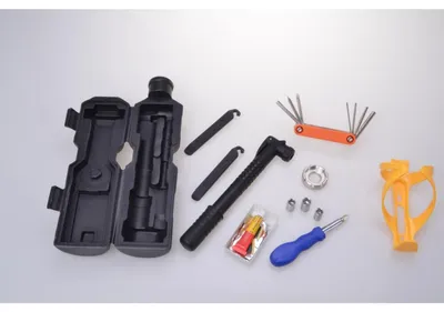 Produktbild von Set Filmer Fahrradwerkzeug Reparatur Pannen Luftpumpe Schraubendreher Flickzeug