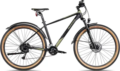 Produktbild von Axess KEEDO EQP alltagstaugliches Hardtail Mountainbike 27.5 Zoll Schwarz 18 Zoll