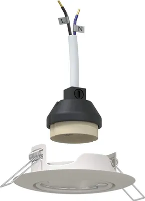Produktbild von vidaXL Spotlight 12 pcs Weiß 9 x 9 x 2,5 cm Metall