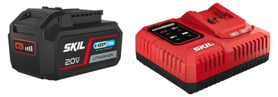 Produktbild von SKIL 20V SET 1 x Akku 3104 AA 4,0Ah + Ladegerät 3123 AA 6,0A