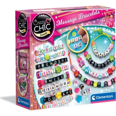 Produktbild von CLEMENTONI Crazy Chic Armbänder mit Botschaften
