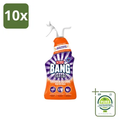 Produktbild von 10 x Cillit Bang Kalk & Schmutz Reiniger - 750 ml - Großpackung - 10 Stücke