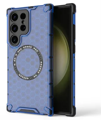 Obrázok produktu pre Techsuit - HoneyComb Shield MagSafe ochranný obal na Samsung Galaxy S25 Ultra - modrý