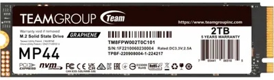 Produktbild von Team Group MP44 2 TB, SSD, (PCIe 4.0 x4, NVMe, M.2 2280)