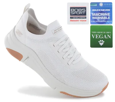 Produktbild von Skechers Slip-ins BOBS Sparrow Flex - Damen Schuhe Slip-On Sneakers Weiß 117580-OFWHT , EU 39 UK 6