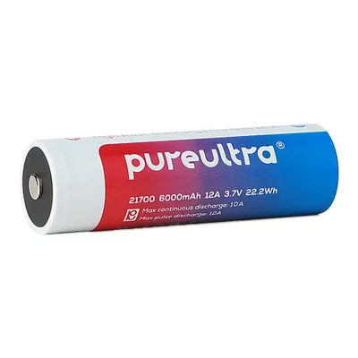 Zdjęcie produktu dla 21700 5000–6000 mAh 3,7 V akumulator litowo-jonowy | Wbudowany układ zabezpieczający | 12–15 A (wysoki prąd rozładowania)