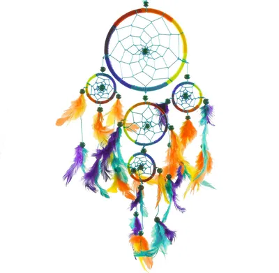 Produktbild von Dreamcatcher - Traumfänger KUNTERBUNT 22 cm 4 x klein