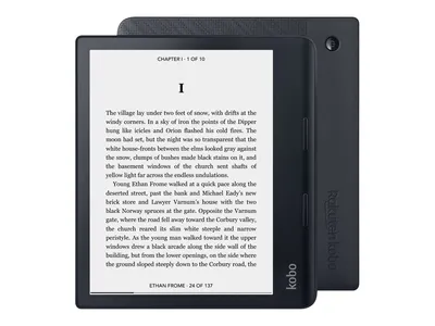Zdjęcie produktu dla Rakuten Kobo Sage, 20,3 cm (8"), E Ink Carta, 1440 x 1920 px, CBR, CBZ, HTML, MOBI, PDF, RTF, TXT, ePub, BMP, GIF, JPEG, PNG, TIFF, 32 GB