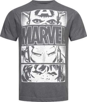 Image de M|MARVEL COMICS T-shirt pour homme avec logo central FBMTS095DKH