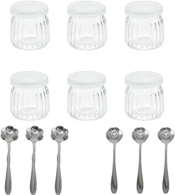 Produktbild von Dessert- und Puddingbecher-Set - Desserts, 6 Stück - 100 ml - Kunststoff