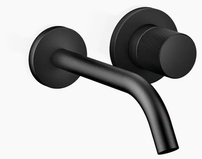 Immagine prodotto di Dornbracht META Mitigeur monocommandé mural pour lavabos sans vidage, saillie 190mm, bec fixe, 36860664-33, 36860664-33