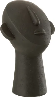 Produktbild von J-Line Figur Gesicht Poly Schwartz