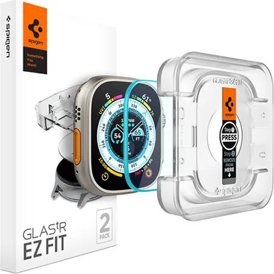 Produktbild von Spigen AGL05556, Displayschutz, Smartwatch, Transparent, Apple, Watch Ultra 49mm (2022), Gehärtetes Glas