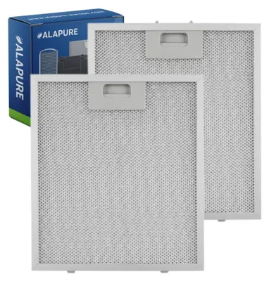 Image de Filtre métallique Alapure compatible avec le modèle Klarstein 10032232, 259 x 293 mm