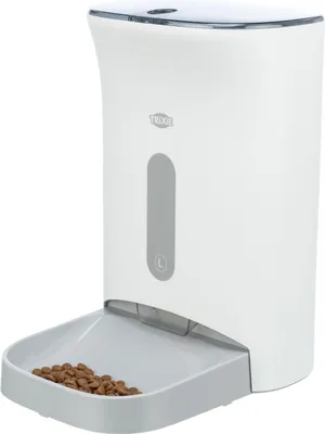 Produktbild von TRIXIE Futterautomat TX8 2.0 - weiß/grau - 4,5 l/24 × 38 × 19 cm
