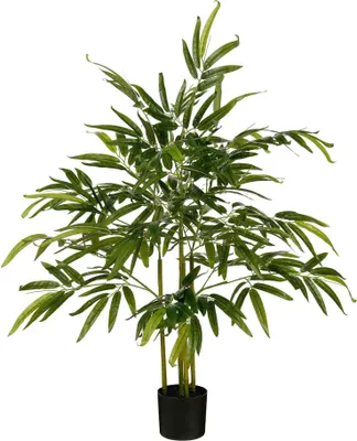 Produktbild von Mica Decorations Kunstpflanze Bambus im Topf grün Ø 50 x 107 cm