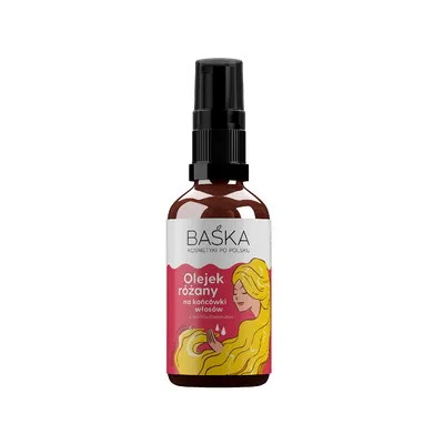 Produktbild von BAŚKA Cosmetics Po Polsku Rosenöl für Haarspitzen mit Multivitaminen 50ml