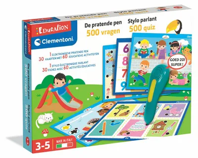Obrázek produktu pro Clementoni Education - Mluvící pero 500 otázek interaktivní hračka