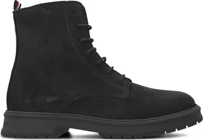 Zdjęcie produktu dla Tommy Hilfiger Veterboot Suede Black - Rozmiar 44