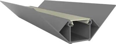 Produktbild von LED Trockenbau-Eckprofil Innen 2m EXO-T5_16 (16 mm) – Flächenbündiges Innen­eckprofil für LED-Strips