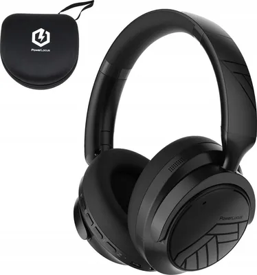 Immagine prodotto di Cuffie Bluetooth PREMIUM 70h PowerLocus Moonfly / Microfono / ANC + Custodia