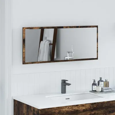 Produktbild von "2026 MODERNE"Spiegel Geräucherte Eiche 90x8,5x37cm Holzwerkstoff NEU415222 - Badezimmerschränke