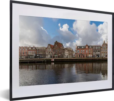 Produktbild von MuchoWow® MuchoWow® Gerahmtes Poster Alt - Architektur - Haarlem 40x30 cm - Poster mit zchwarzem Bilderrahmen - Bilderrahmen - Poster im Rahmen