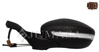 Produktbild von JUMASA 54513538 Außenspiegel Seitenspiegel Links passend für PEUGEOT 208 I Schrägheck (CA, CC) Konvex