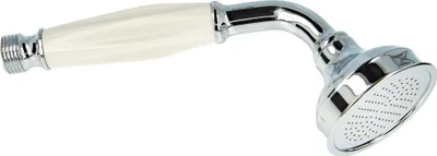 Produktbild von tecuro Nostalgie - Handbrause Ø 65 mm, 1-strahlig, verchromte Metallausführung