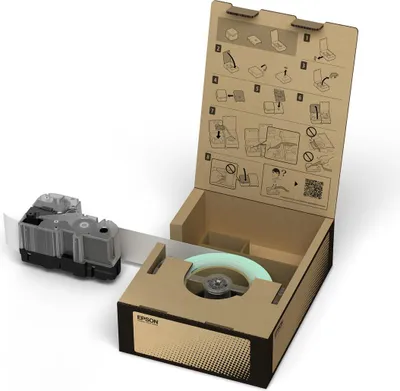 Zdjęcie produktu dla Epson BR-VN24WB-E, Czarny na białym, Winyl, Japonia, 2,4 cm, 45 m, 1 szt.