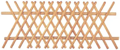 Produktbild von T&J Jägerzaun braun 250 x 80 cm Latten 55 mm, ohne Querriegel