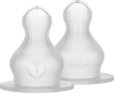 Produktbild von Bibs Trinksauger 2er Pack Silikon Bottle Nipple