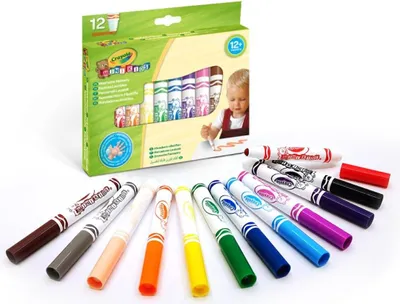 Produktbild von Crayola 8325, 12 Farben, Mehrfarbig, Mehrfarbig, Rund, Kinder, 1 Jahr(e)