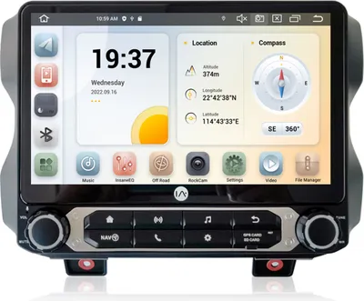 Produktbild von Für Jeep Wrangler JL Gladiator 9" Touchscreen Android GPS Navigation CarPlay