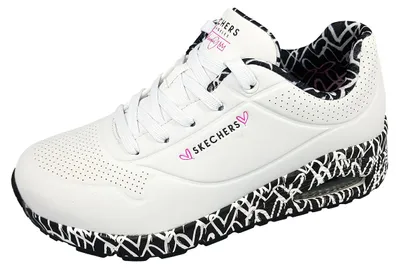 Imagen del producto de Skechers Uno - Zapatos deportivos para mujer, modelo Loving Love, con cordones, color blanco, para uso casual