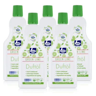 Produktbild von Dr. Becher Duftöl Green Lime 500ml - Parfumöl (5er Pack)