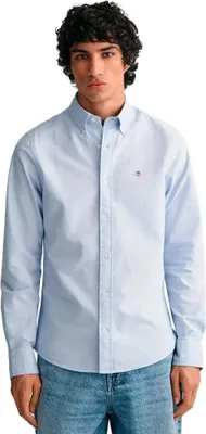 Obrázok produktu pre GANT Slim Fit Oxford košeľa, modrá L